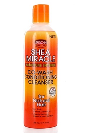 AFRICAN PRIDE-SHEA MIRACLE CO-WASH CONDITIONING CLEANSER (12 OZ)